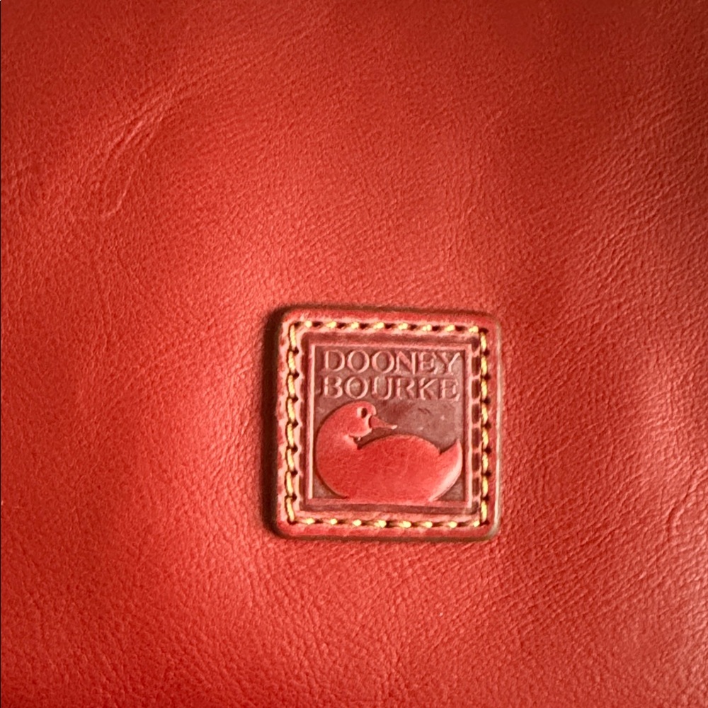 Dooney & Bourke Red Leather Satchel - Picture 2 of 9